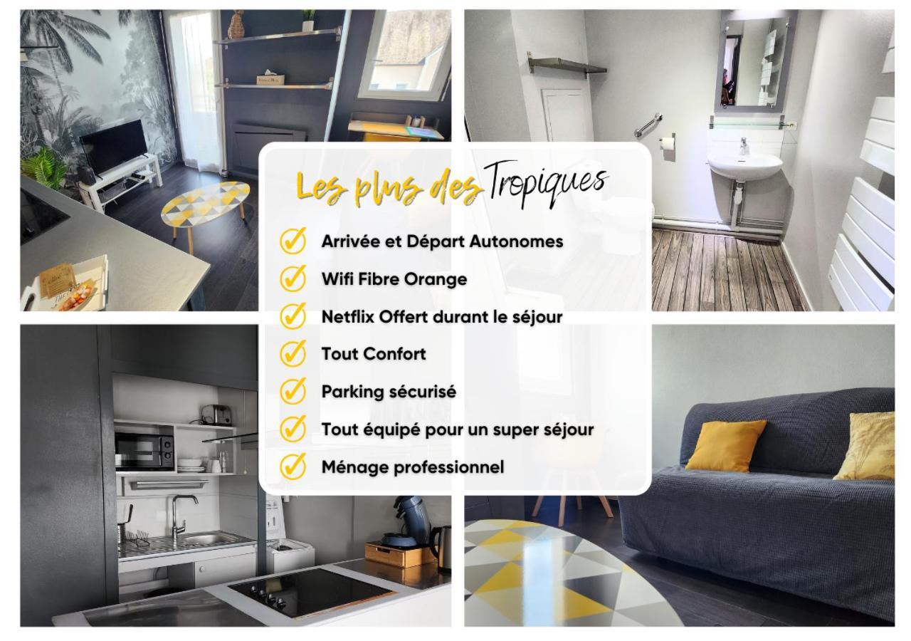 'Les Tropiques' - Parking Prive - Balcon - Tout Confort 茹埃莱图尔 外观 照片